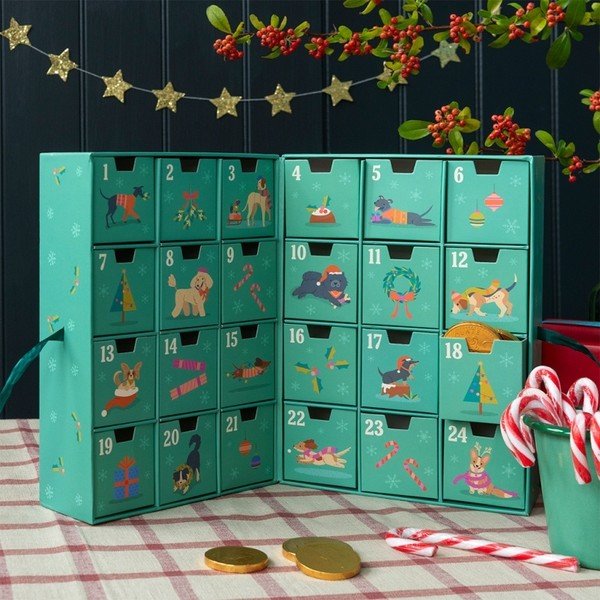 Advendikalender 37,5 cm Festive Friends - Rex London-image-1