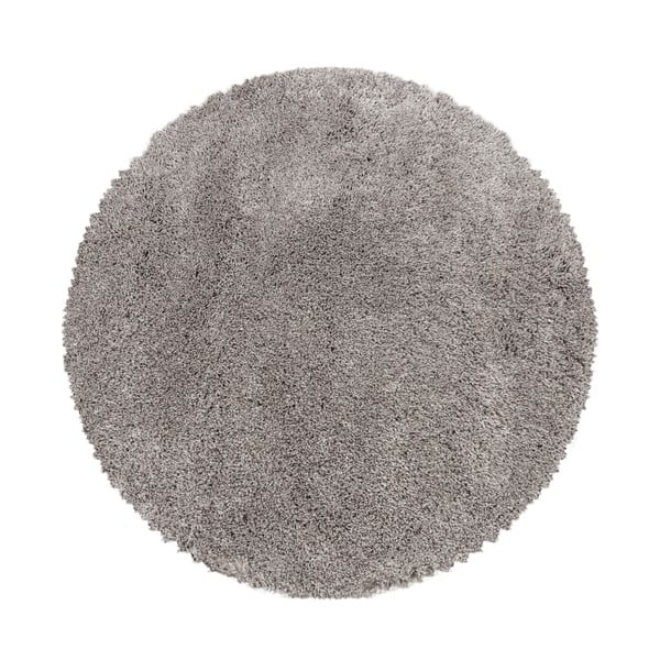 Helepruun ümmargune vaip ø 120 cm Fluffy - Ayyildiz Carpets