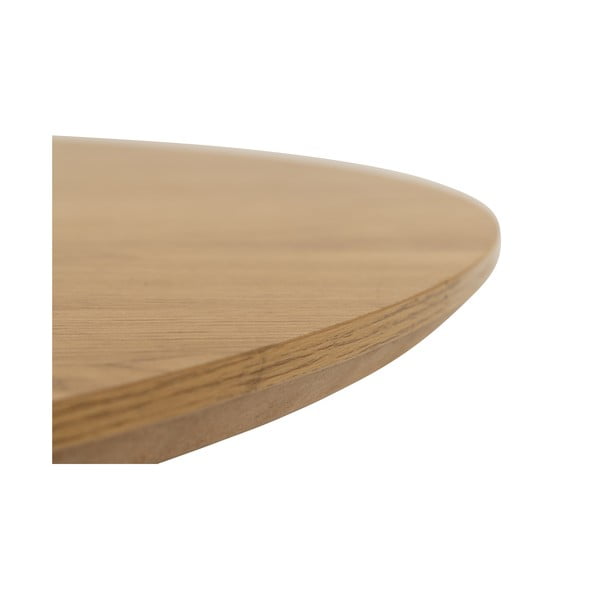 Ümmargune kohvilaud tammeplaadiga ø 80 cm Yale - Actona-image-3