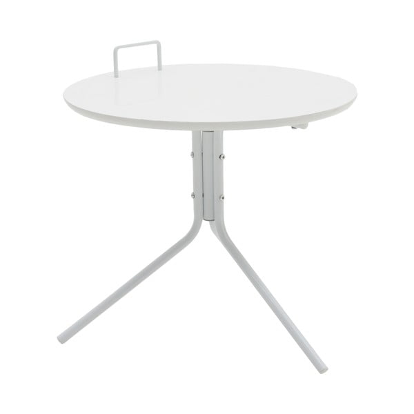 Bílý odkládací stolek InArt Classico Grip