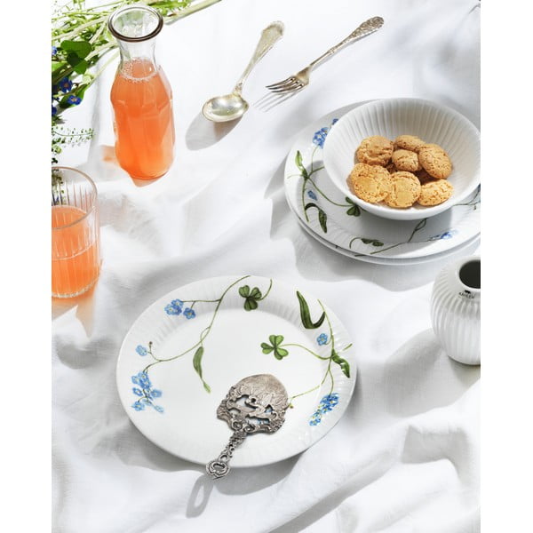 Valge portselanist magustoidutaldrik ø 22 cm Hammershøi Summer - Kähler Design-image-1