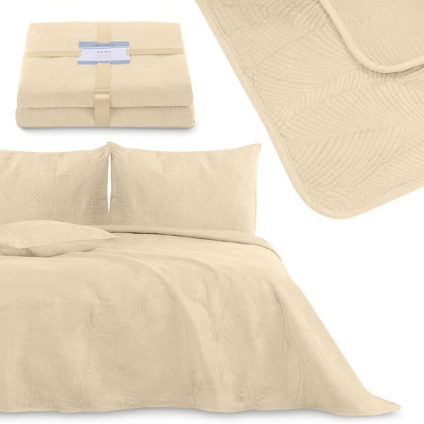 Beež üheinimesevoodi 170x210 cm Palsha - Restilo-image-3