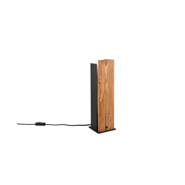 Must lauavalgusti puidust varjuga (kõrgus 40 cm) Karuni - Trio-image-3