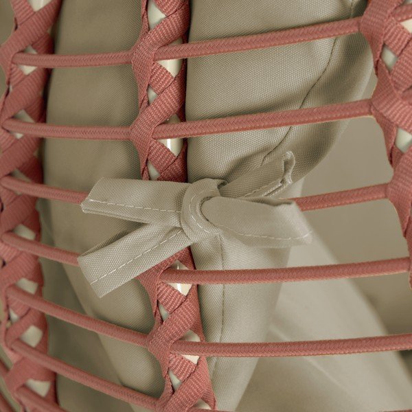 Rippuv aiatool terrakotast koos statiiviga Elianis - Kave Home-image-4