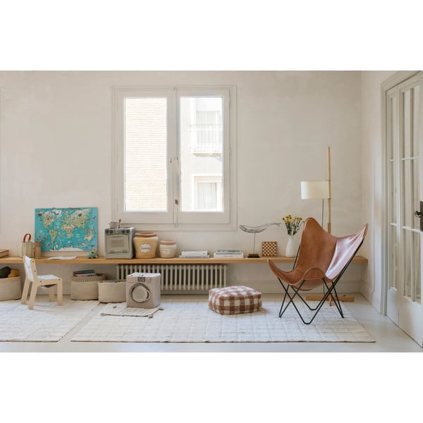 Kreem pestav käsitsi kootud puuvillane vaip 170x240 cm Mosaic - Lorena Canals-image-4