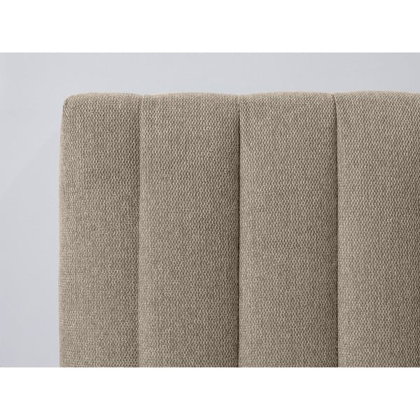 Beež/füüsiline kaheinimesevoodi koos võrega 180x200 cm Oceane - Bobochic Paris-image-4