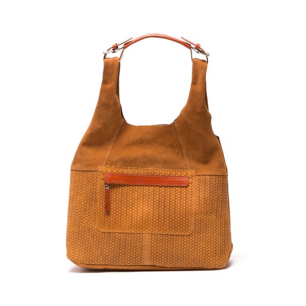 Kožená kabelka Tote 875 Cognac-image-2