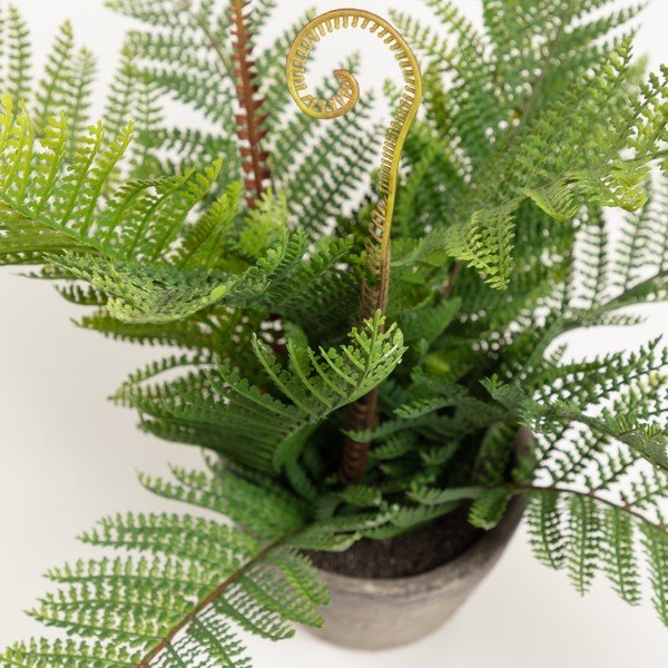 Kunstlill tsemendipotis , kõrgus 35 cm - Kave Home-image-1