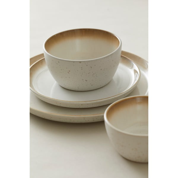 Beež keraamiline taldrik ø 27 cm Stentøj - Bitz-image-4