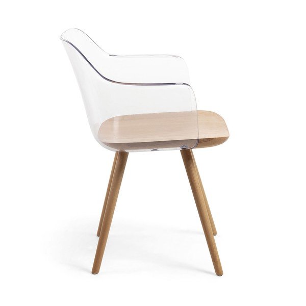 Tugitool pöögist jalgadega Klam - Kave Home-image-2