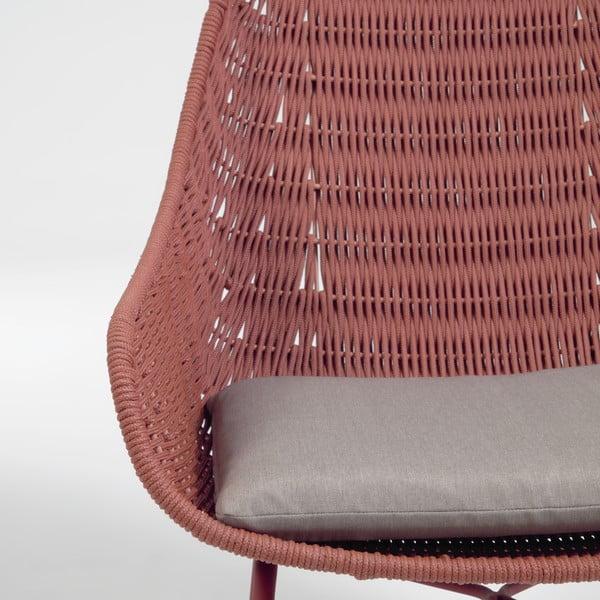 Aiatool terrakotta värvi Abeli - Kave Home-image-1