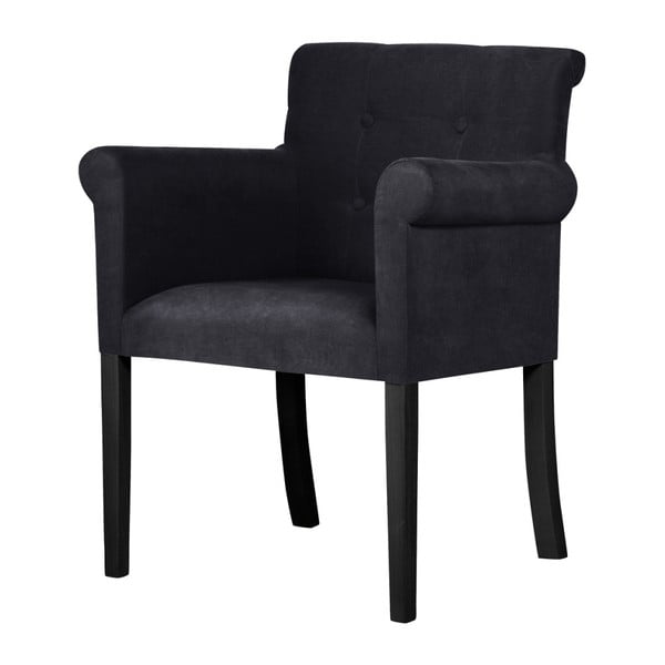 Must tool musta pöögipuidust jalgadega Flacon - Ted Lapidus Maison