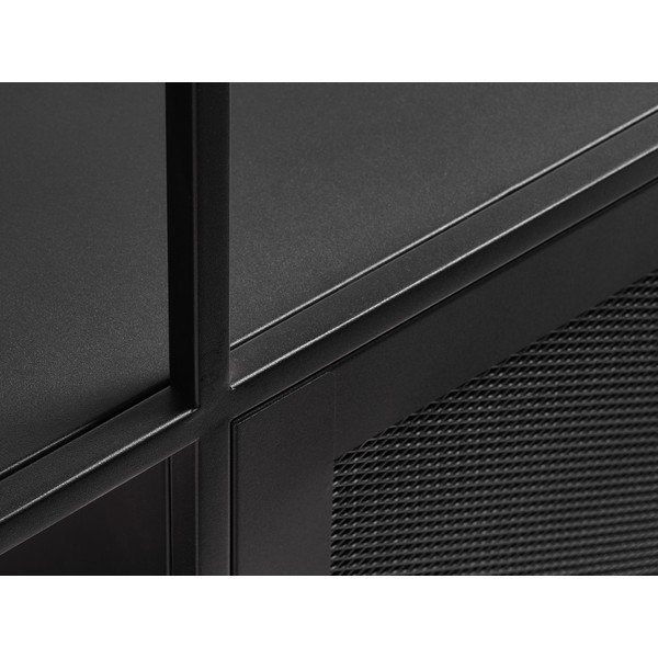 Must metallist raamaturiiul 80x180 cm Malibu - Unique Furniture-image-4