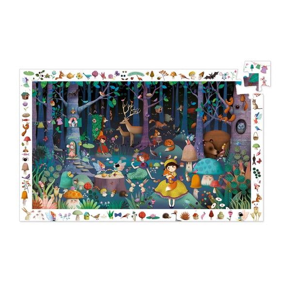 Tähelepanu muinasjutumetsade laste puzzle - Djeco-image-3