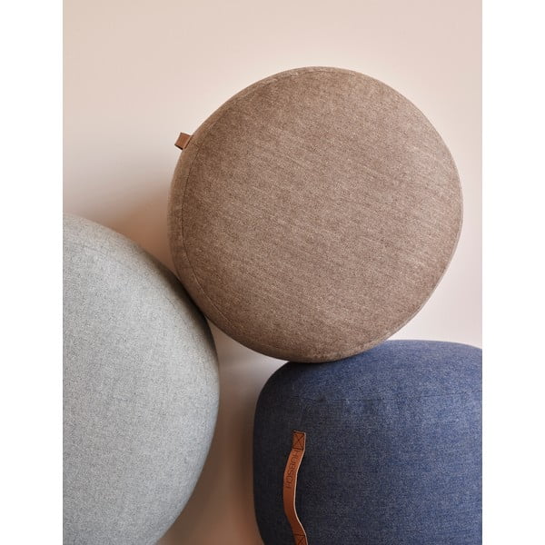 Helepruun Zerio pouf, ø 50 cm Mochi - Hübsch-image-2