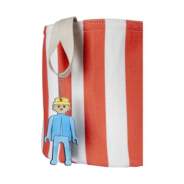 Punane riidest mänguasjakorv ø 30x28 cm Stripes - Playmobil-image-3