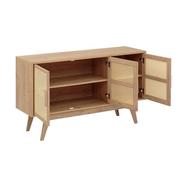 Tammepuidust madal kapp 128x75 cm Bridget - Støraa-image-3