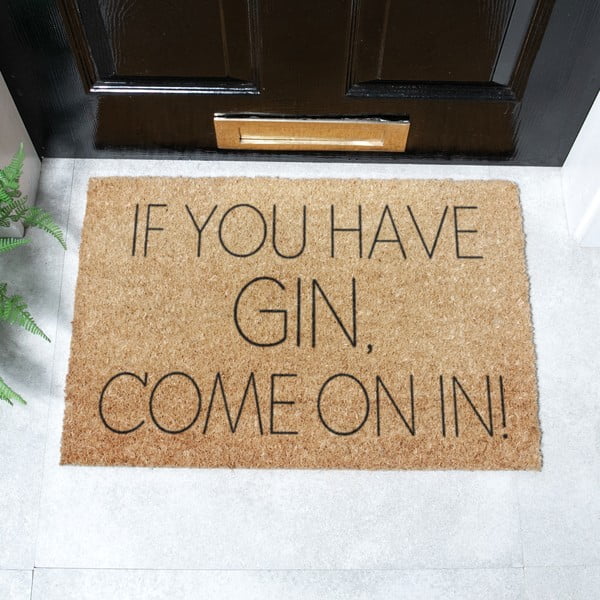 Kookoskiududest matt  40x60cm If You Have Gin - Artsy Doormats-image-2