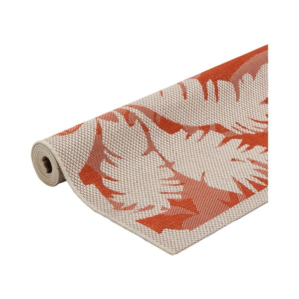 Oranžikas ja beež õuevaip , 135 x 190 cm Palms - Floorita-image-2