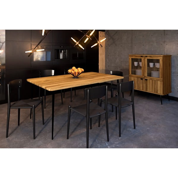 Tammepuust söögilaud 160x90 cm Kula - The Beds-image-4