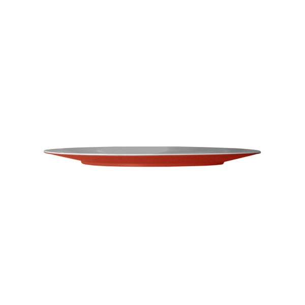 Červený servírovací talíř Entity, 35.5 cm