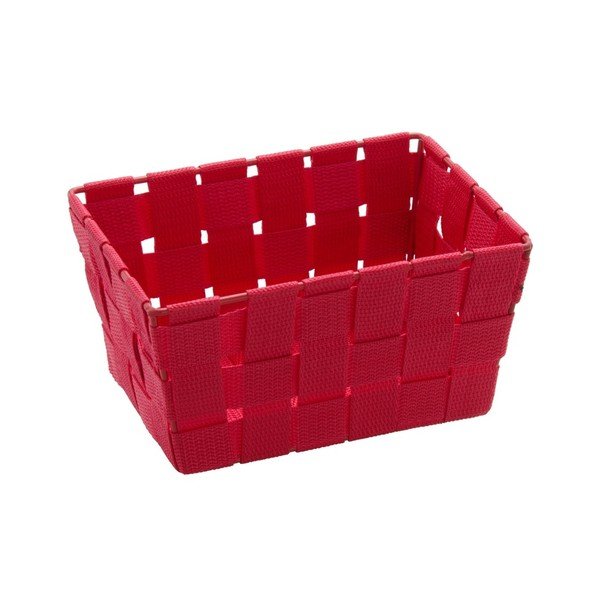 Červený úložný košík Wenko Adria, 14 x 19 cm