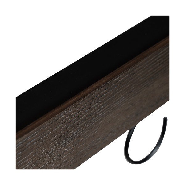 Seinariiul tuhapuust tumeda naturaalse värvi ja riiuliga 120 cm Protopia - DAN-FORM Denmark-image-3