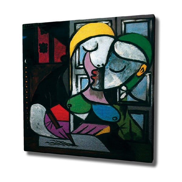 Seinamaal lõuendil Picasso, 45 x 45 cm - Wallity