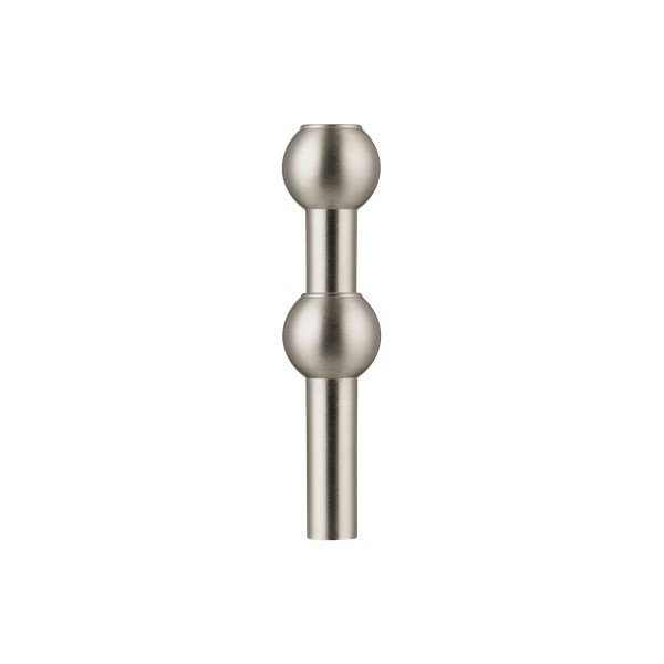Matt hõbedane metallvaas (kõrgus 10 cm) Nagel - STOFF Nagel