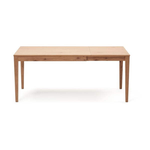 Pikendatav söögilaud tammespoonist pealispinnaga 80x120 cm Yain - Kave Home-image-4