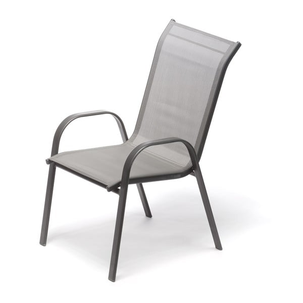 Zahradní židle Timpana Hurga v antracitově šedé barvě