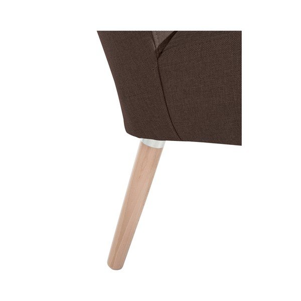 Tmavě hnědé křeslo Max Winzer Neele Chocolate-image-1
