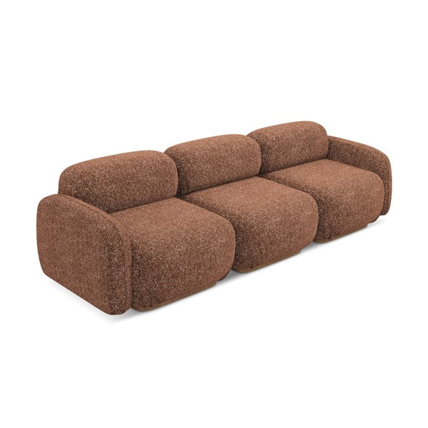 Oranž/pruun moodulsofa 270 cm Ailani - Makamii-image-3