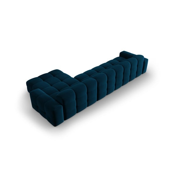 Tumesinine sametne nurgadiivan (paremas nurgas) Kendal - Micadoni Home-image-4