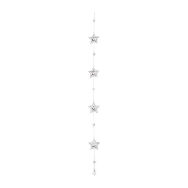 Závěsná dekorace Archipelago White Star With Reindeer Garland, 120 cm