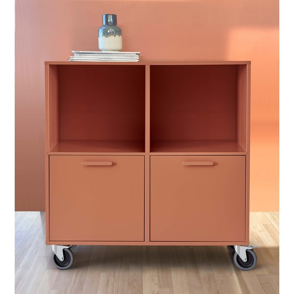 Telliskivipunane mobiilne kapp Keep by Hammel - Hammel Furniture-image-1