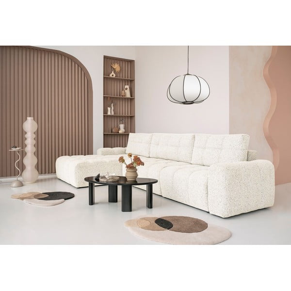 Kreem modulaarne nurgadiivanvoodi koos panipaigaga (vasak nurk) Lulu – Miuform-image-1