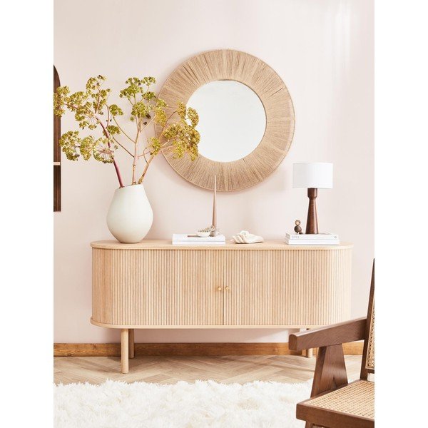Metallraamiga seinapeegel, ø 90 cm Citra - Westwing Collection-image-1