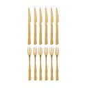 Roostevabast terasest söögiriistad, 12 tk komplektis Ollin - Bloomingville