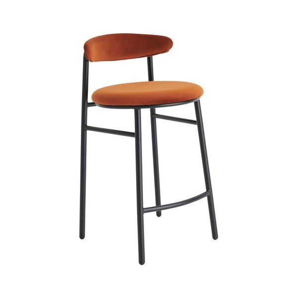 Konjakipruuni metallist baaritool (istme kõrgus 66 cm) Doggi - Ellos Home