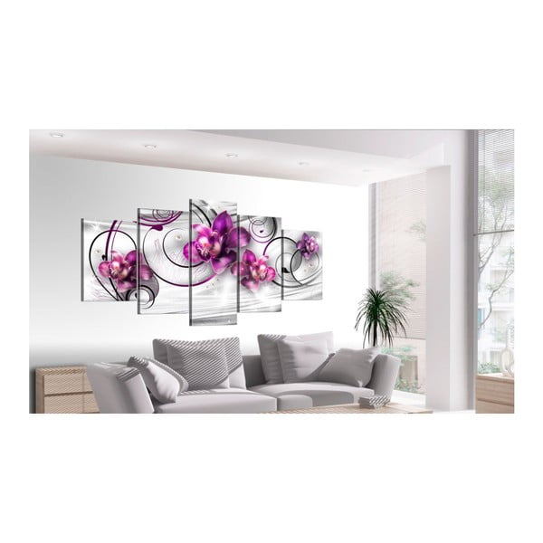 Obraz na plátně Artgeist Orchids and Pearls, 100 x 50 cm