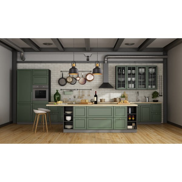 Must-kuldne rippvalgusti ø 22 cm Monroe - GTV-image-1