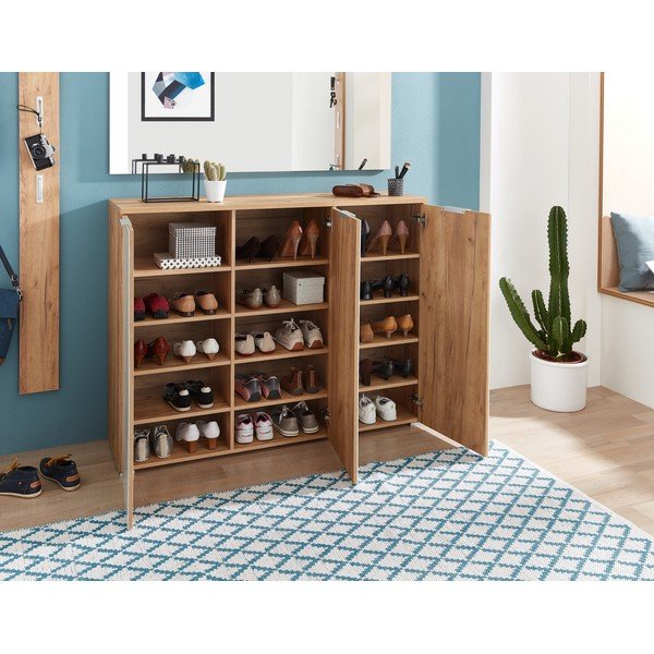 Valge kingahoidja tammepuidust dekoratsiooniga Telde - Germania-image-1