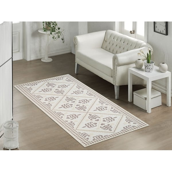 Béžový odolný koberec Vitaus Lulu, 120 x 180 cm 