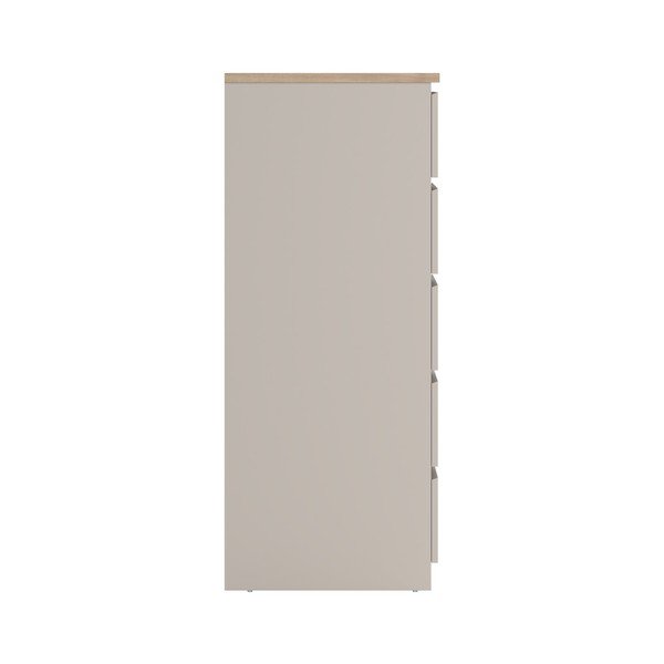 Kreemikas kummut 77x121x50 cm Naia - Tvilum-image-4