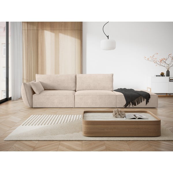 Beež nurgadiivan Vanda - Mazzini Sofas-image-1
