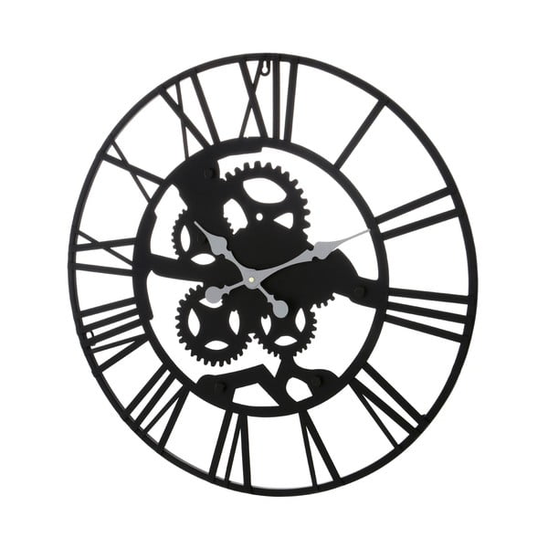 Nástěnné železné hodiny Black Iron-image-2