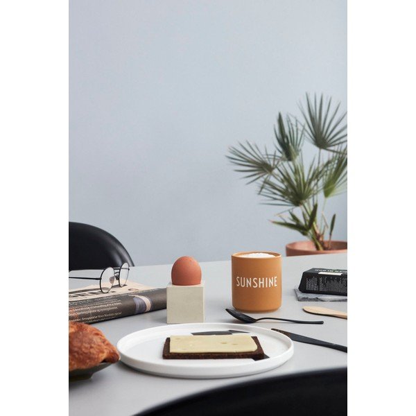 Sinepikollane portselanist kruus Favourite Sunshine - Design Letters-image-1