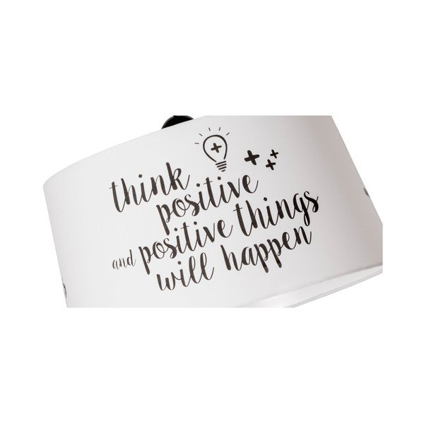 Must-valge rippvalgusti Think Think Positive - SULION-image-4