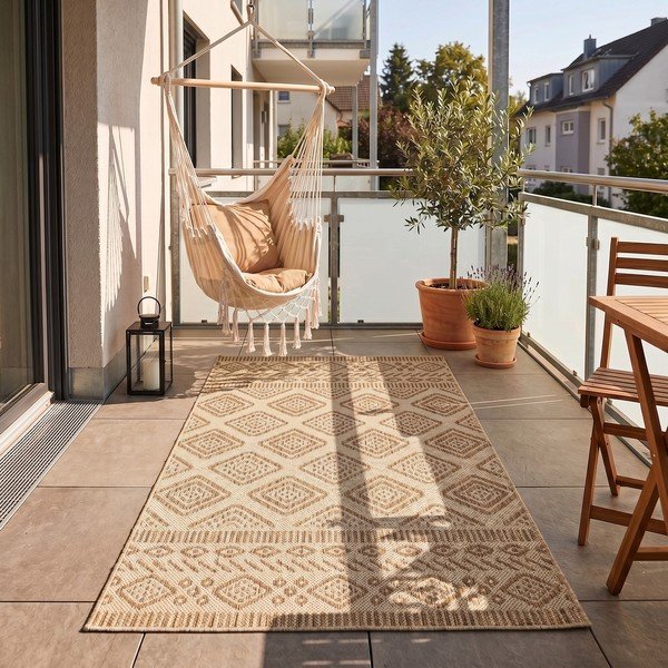 Beež sise- ja õuevaip 80x150 cm Mira 1452 - Ayyildiz Carpets-image-1